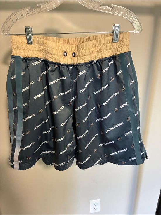 adidas Other - adidas Dark Green Athletic Shorts with Tan Waistband